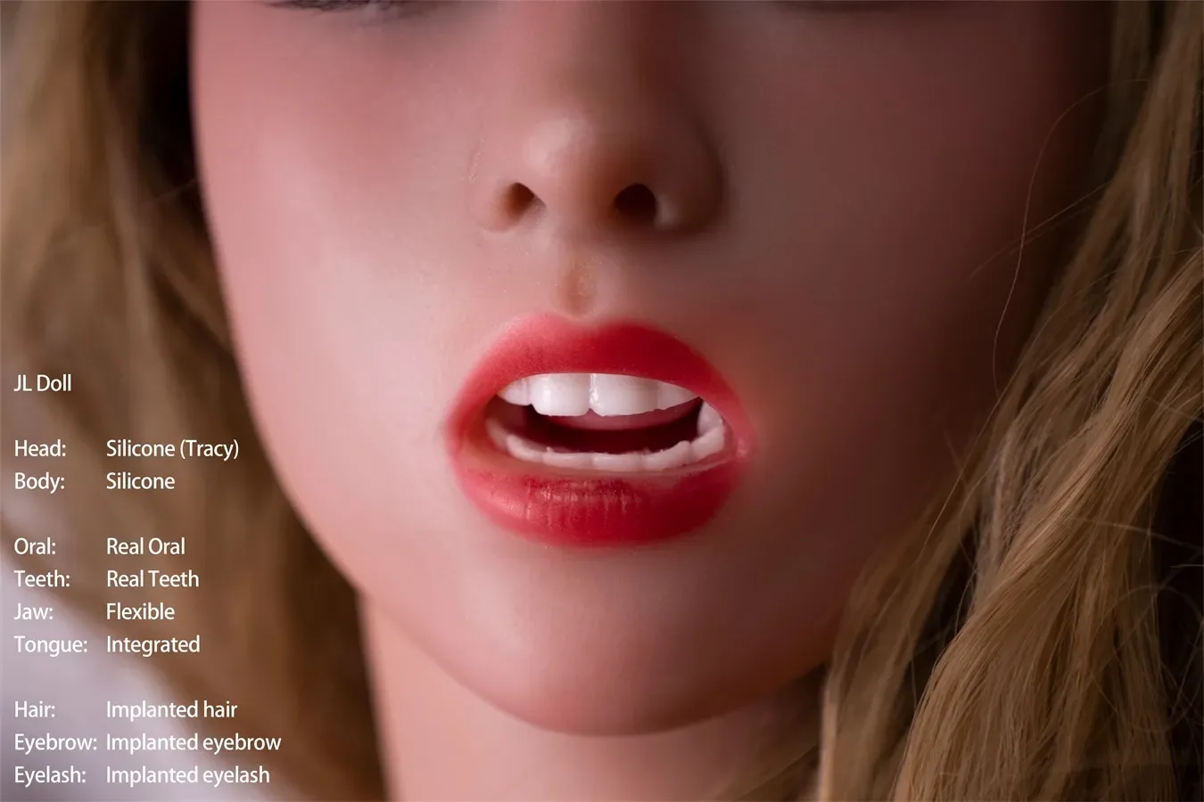 Jarliet丨Tracy -4ft 10/148cm ROS Head Full Silicone Sex Doll view 4