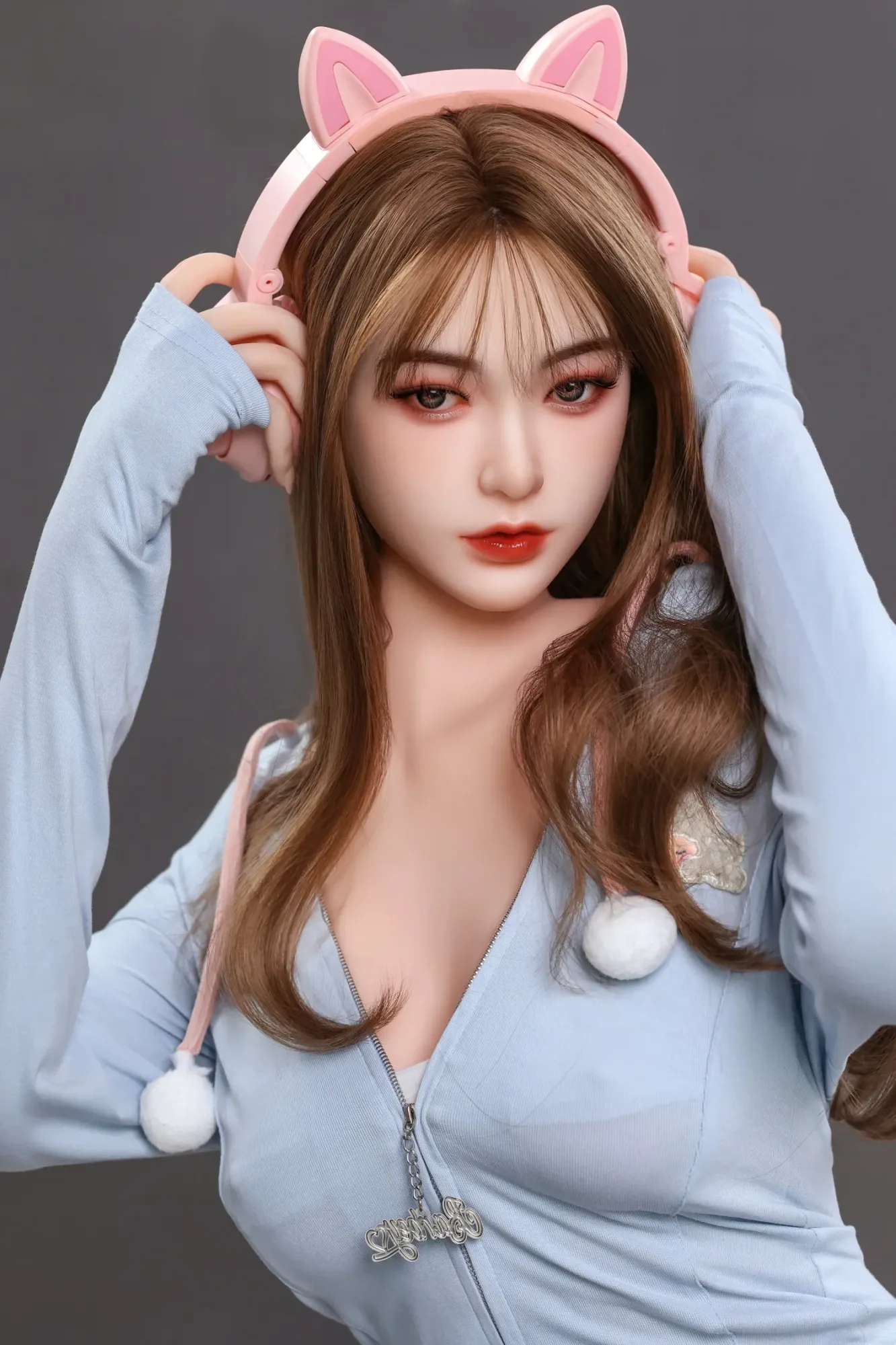 YOUQ | Eun -5ft 2/157cm TPE Asia Sex Doll With Cat Ear (In Stock MX) view 3