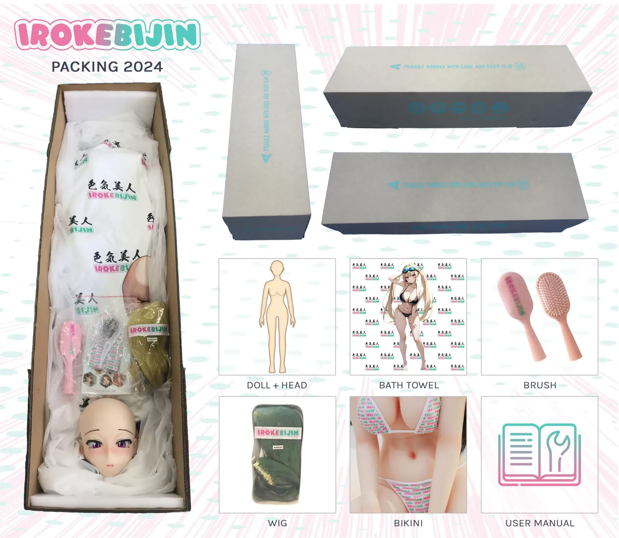 Irokebijin | Akane -4ft 11/150cm Big Breasts Anime-Style S-TPE Sex Doll view 7