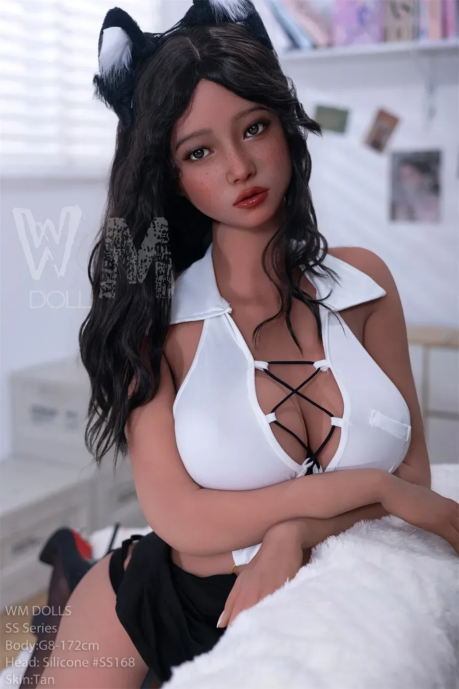 WM | Madge(#SS168) -172cm (5ft8) E-Cup ROS Silicone Head S-TPE Body Sex Doll view 3