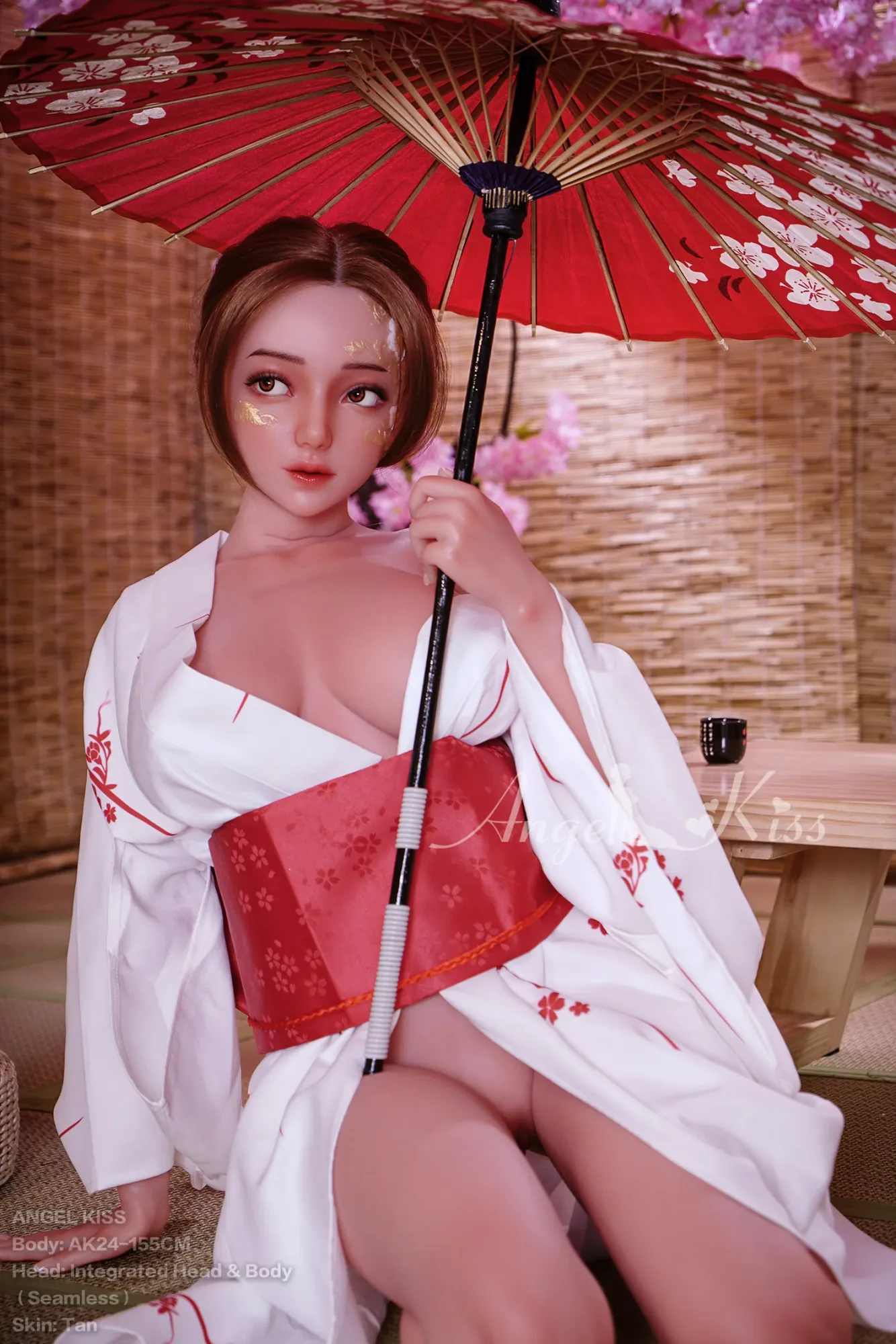 Angel Kiss | 155cm/5ft1 H-cup Silicone Sex Doll – Doreen Webb (All-in-one) view 5