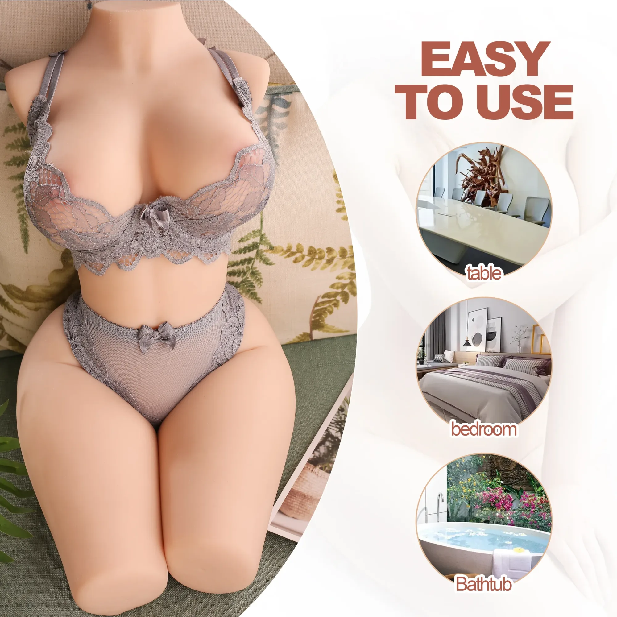 Page - 64cm/25.20in Torso Sex Doll (In Stock US) view 2