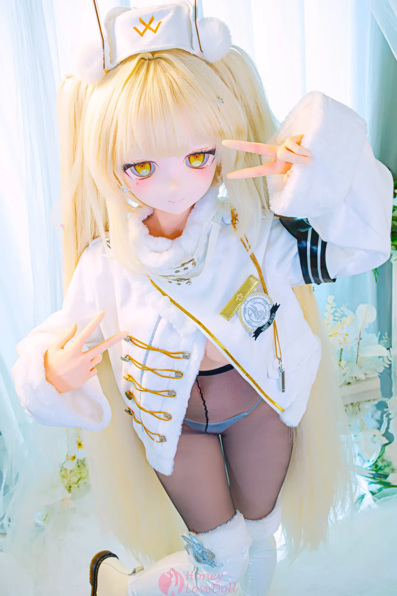 WM | Blanc- 5ft 1/157cm Victory Goddess Silicone Anime Sex Doll view 8