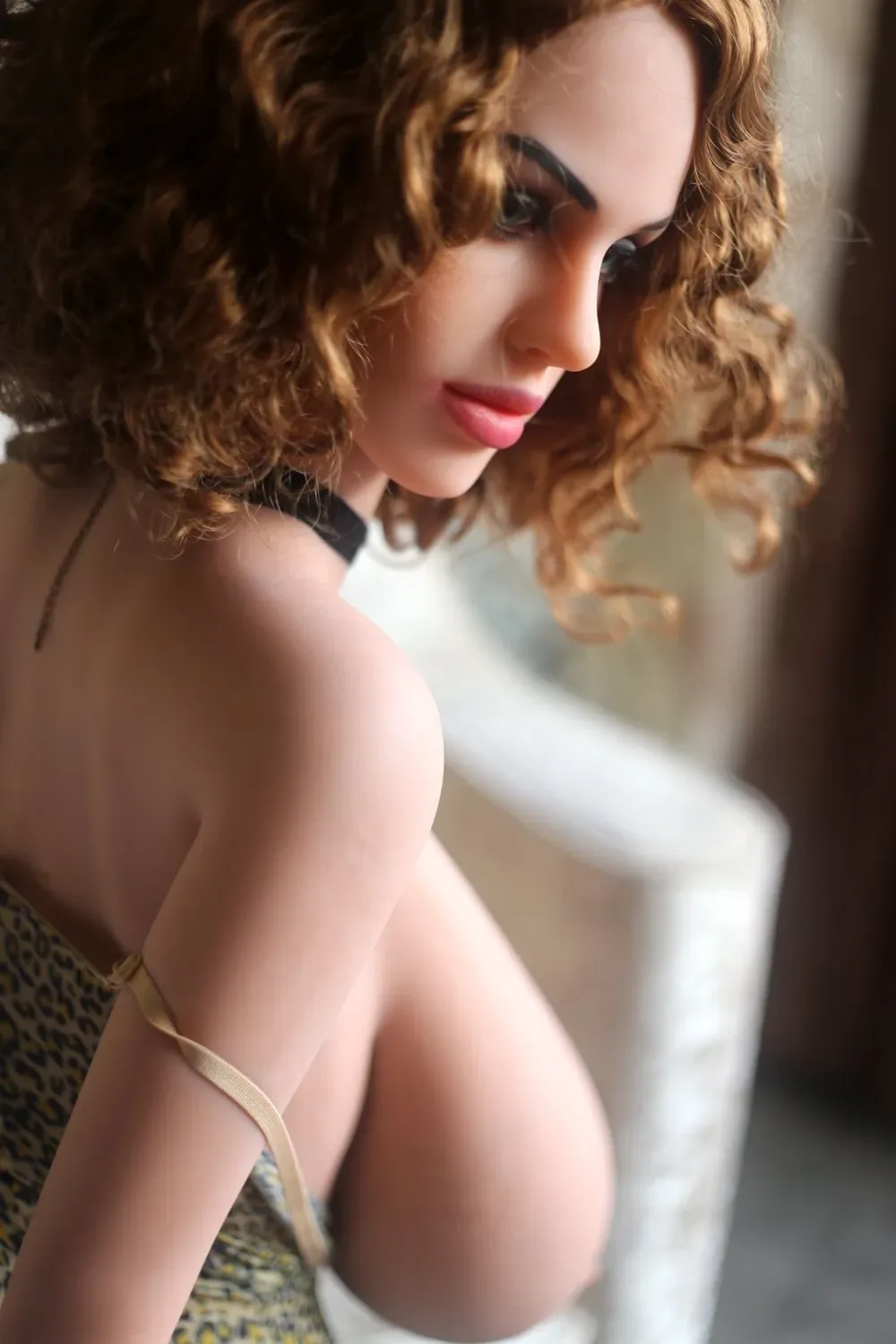 SY Doll丨Eliana -156cm (5ft2) Huge Papaya Breast Sex Doll With Blonde Curly Hair view 8