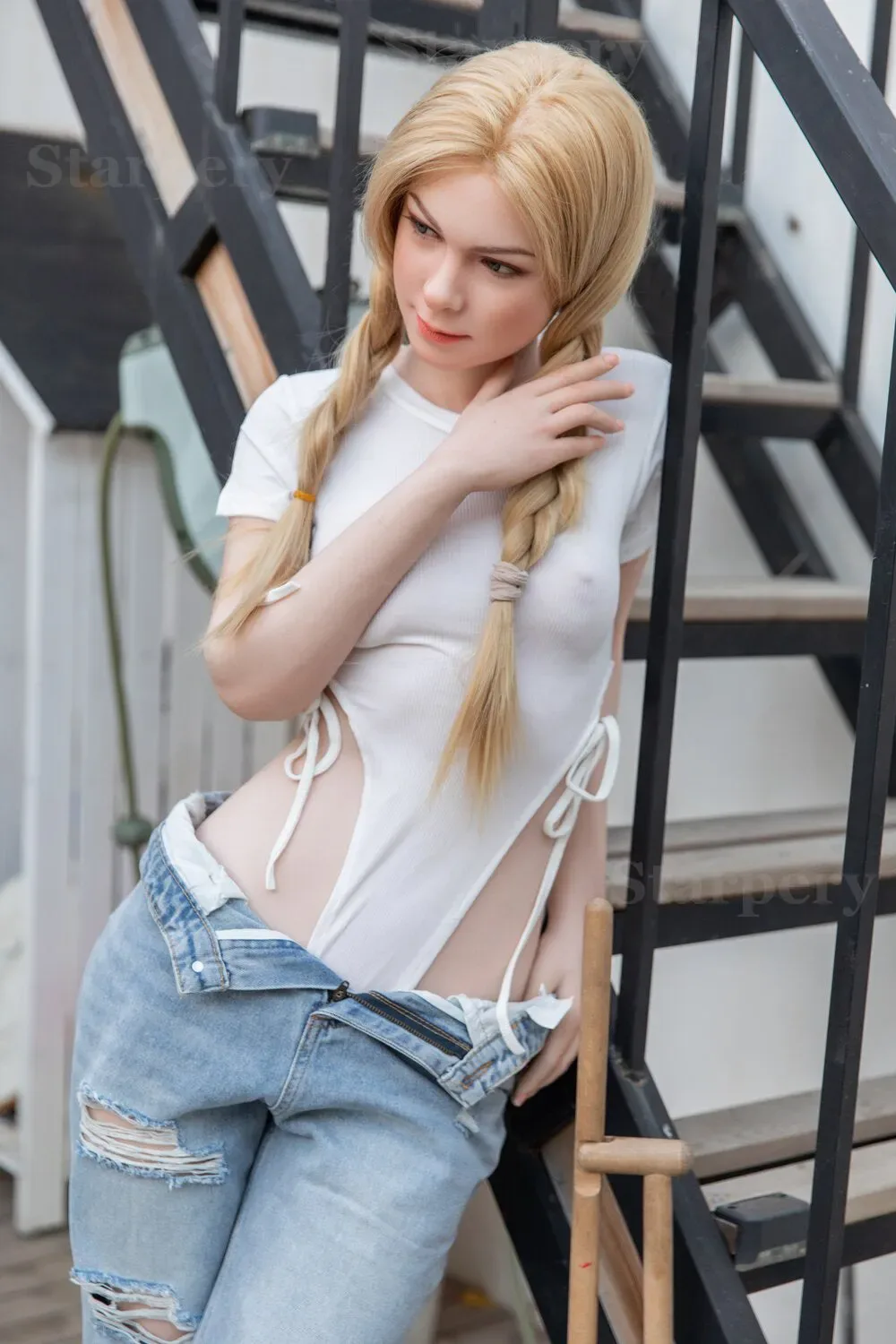 Starpery | Imogen - 5ft 7/171cm A-Cup Silicone Sex Doll view 7