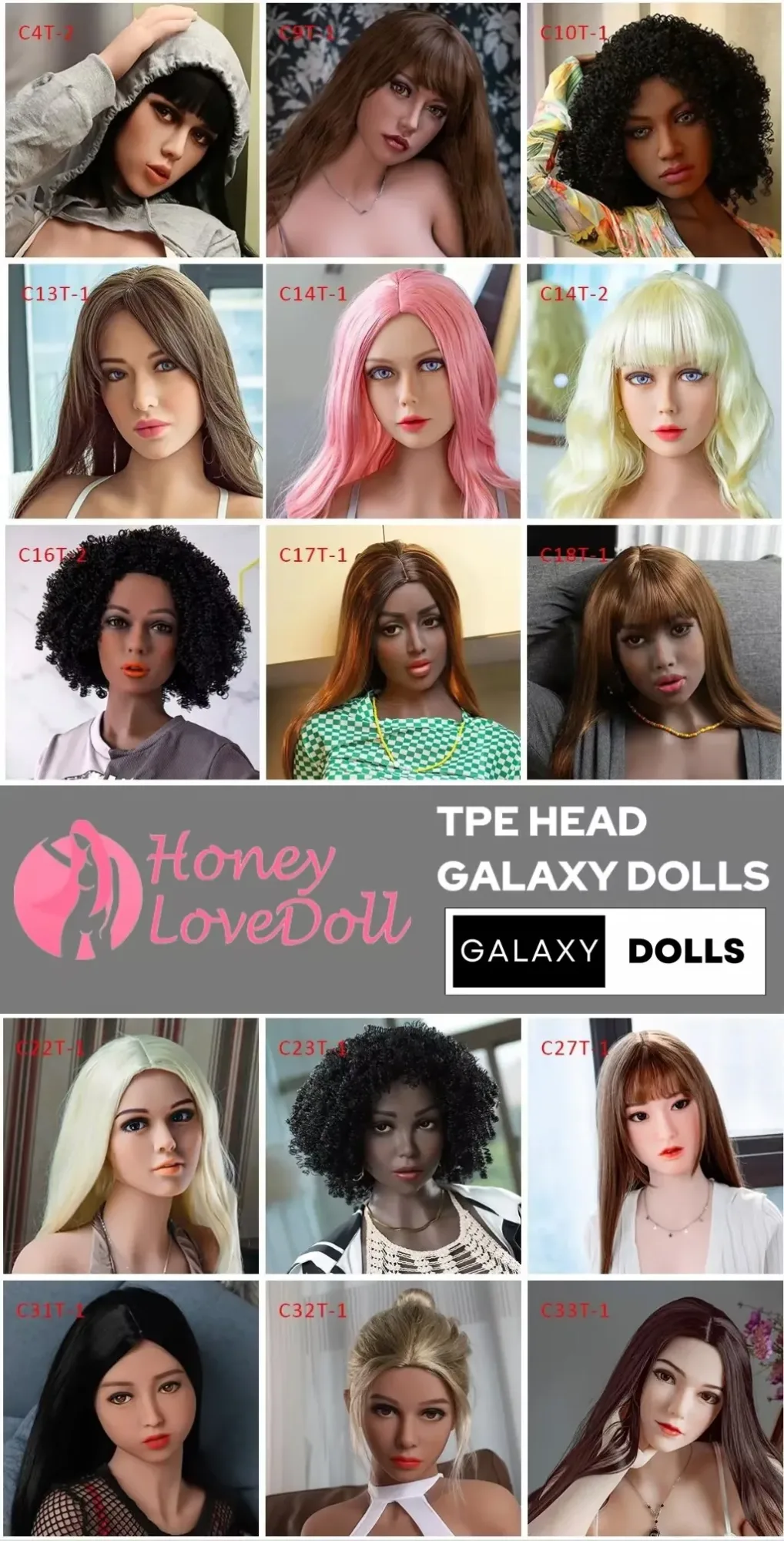 Galaxy Doll | TPE Head for Body 140cm/4ft7 - 170cm/5ft7 view 2