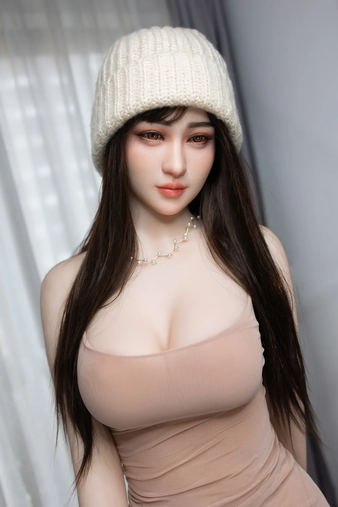 AIBEI | June- 5ft2/158cm Medium Breast Silicone Head+TPE Body Sex Doll view 2