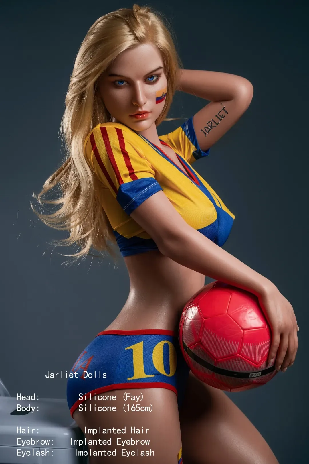 Jarliet丨Fay -5ft 4/165cm Football Babes Full Silicone Sex Doll