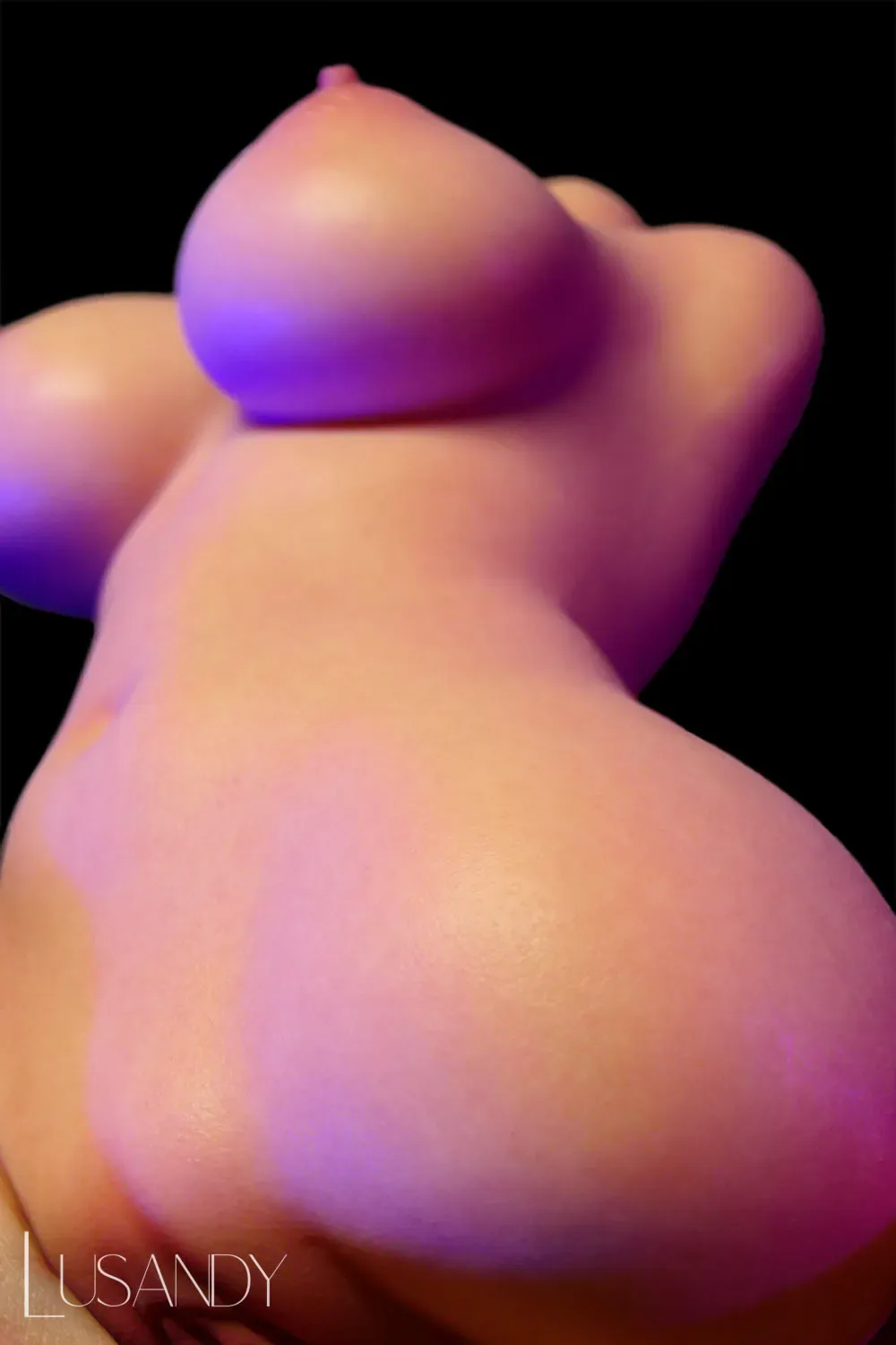 Lusandy Doll | 3.3lb/1.5kg Natural Silicone Pocket Pussy Pleasure Toy LSD-M01 B (In Stock US) view 8