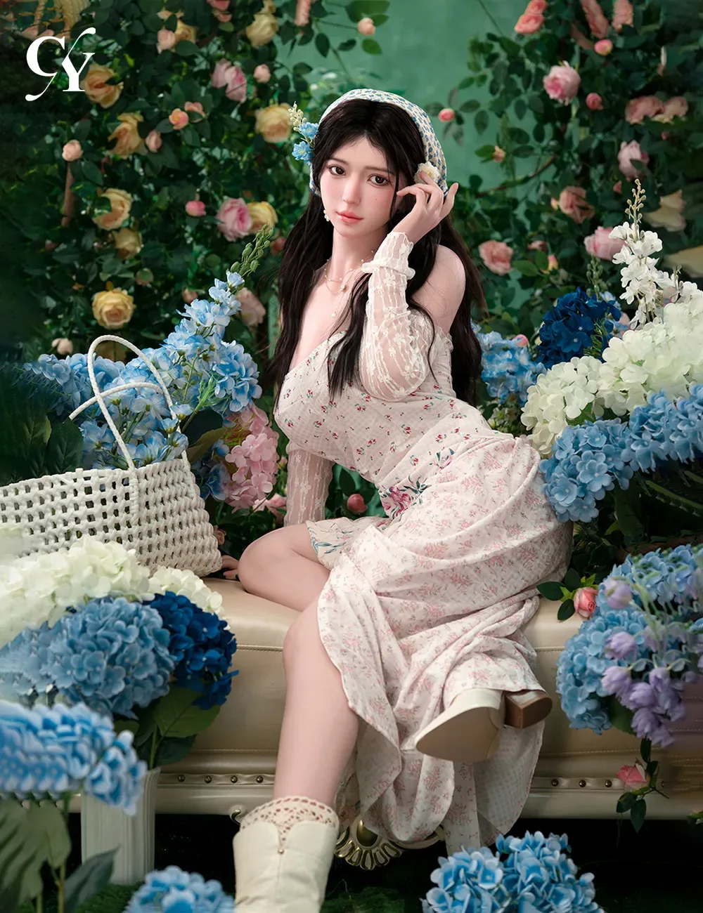 TOP-CY Doll | Una -5ft 6/167cm D-Cup Spring Silicone Head Sex Doll view 7