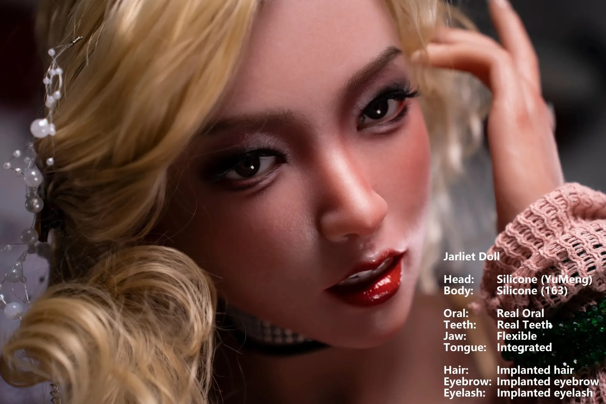 Jarliet | YuMeng -5ft 3/163cm ROS Head Light Tan Full Silicone Sex Doll view 6