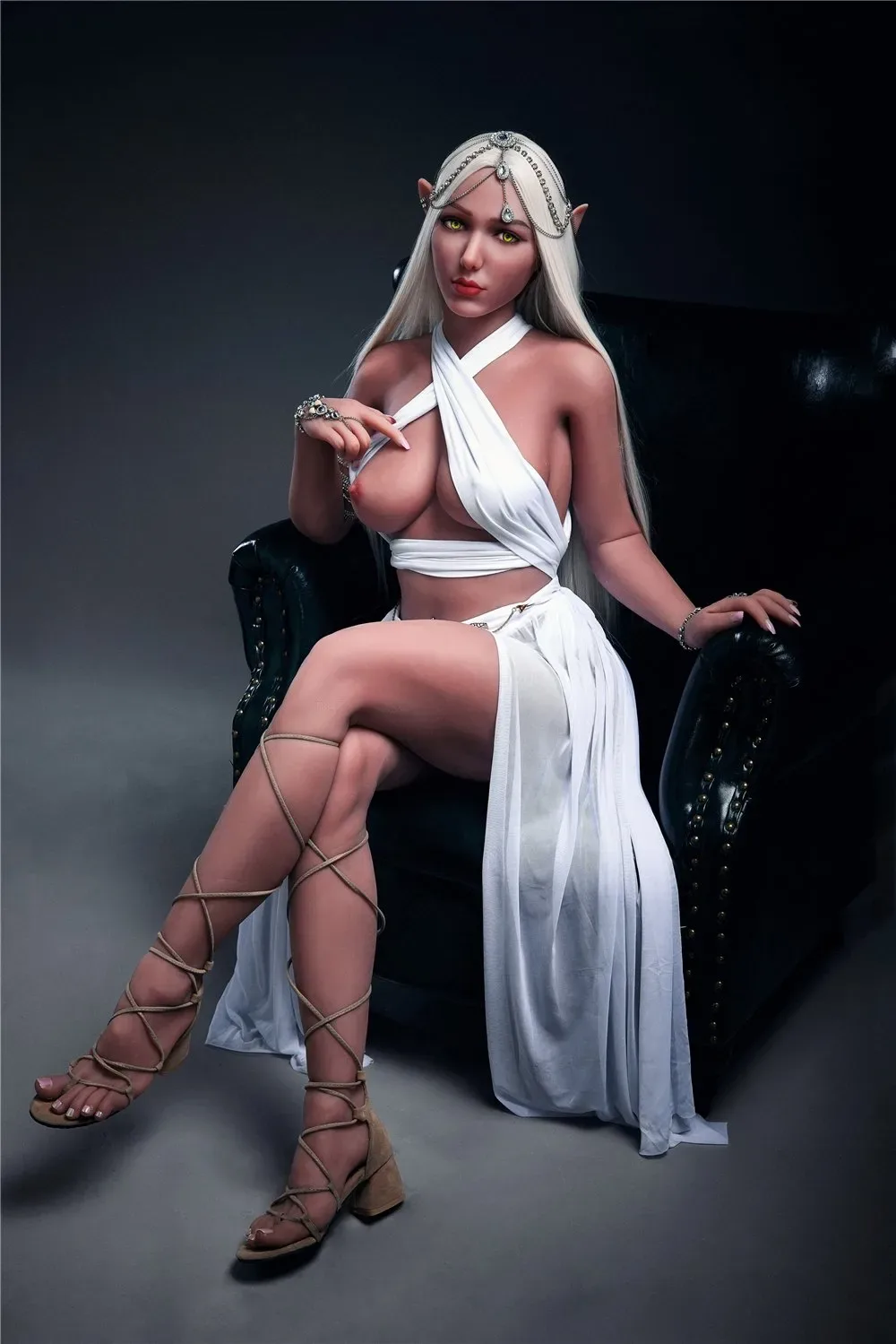 Irontech | Scarlet -5ft 5/166cm(2.0) White-Haired Elf TPE Sex Doll view 7