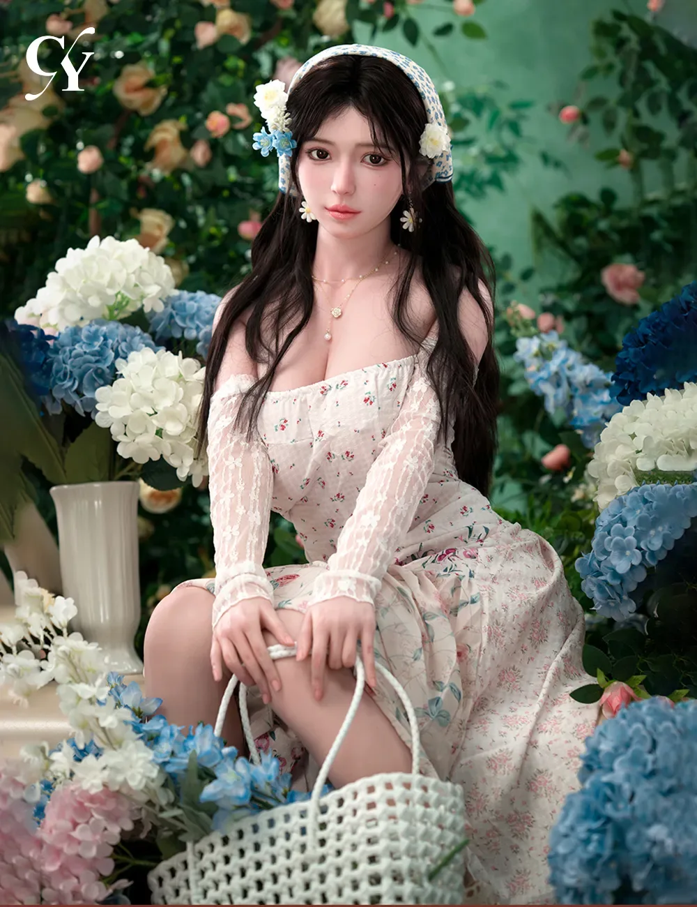 TOP-CY Doll | Una -5ft 6/167cm D-Cup Spring Silicone Head Sex Doll view 2