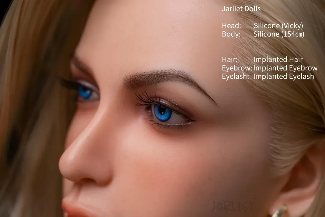 Jarliet丨Vicky -5ft 1/154cm Full Silicone RolePlaying Sex Doll view 8