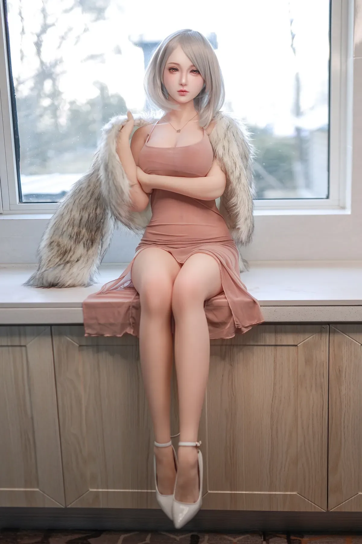 Yumii - 5ft 5 / 166cm Short hear Sex Doll With Silicone Head