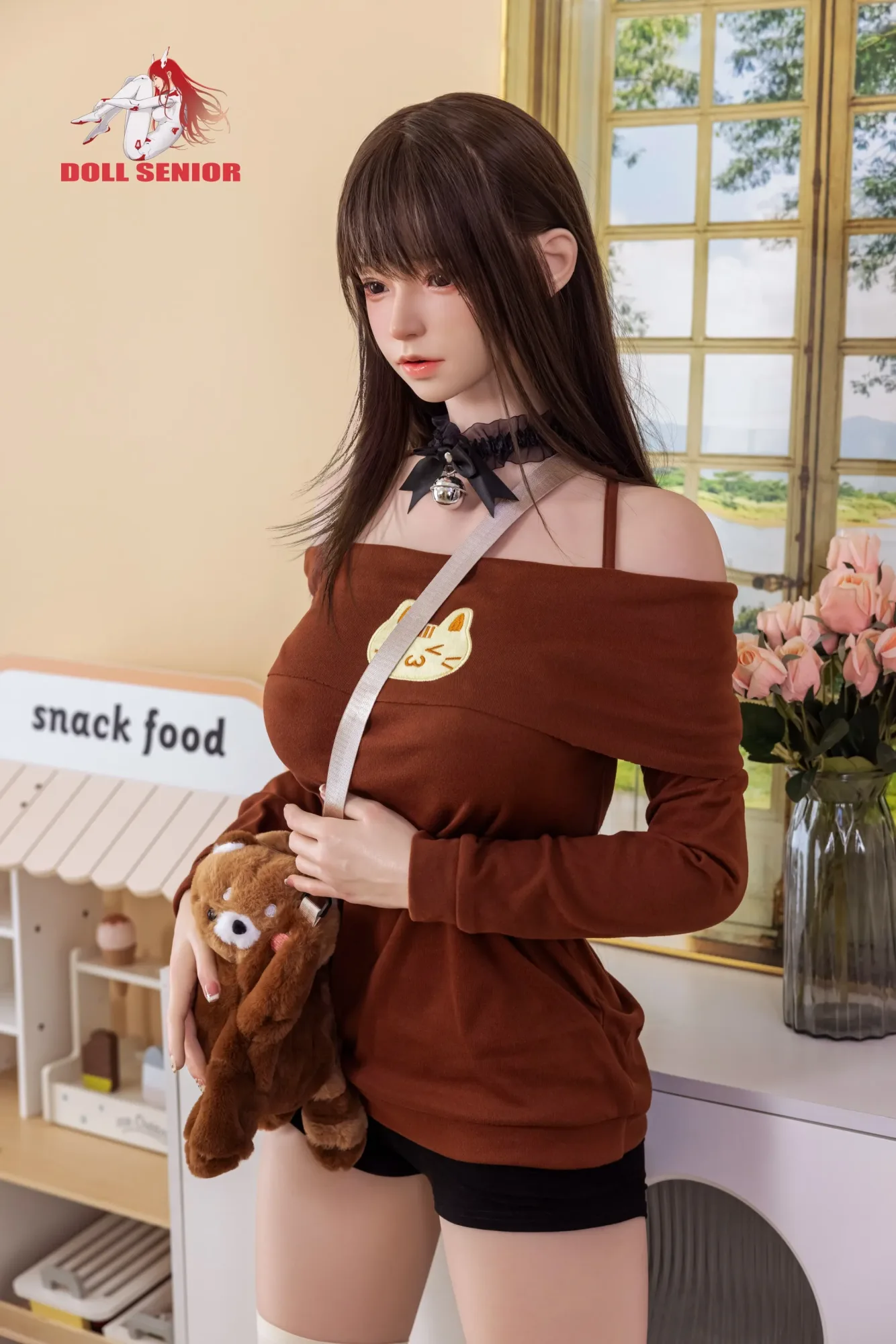 Doll Senior | Meixiao-5ft3/163cm E Cup Silicone ROS Head Sex Doll view 8