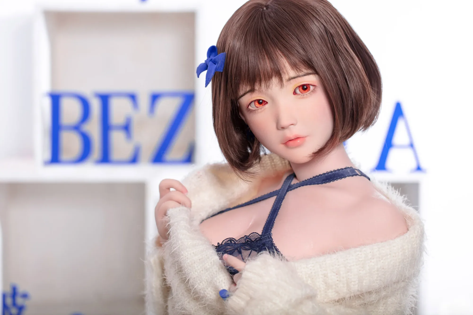 JR | Yumi - 4Ft 10(148cm) Japanese Sweater Girl Silicone Sex Doll view 6