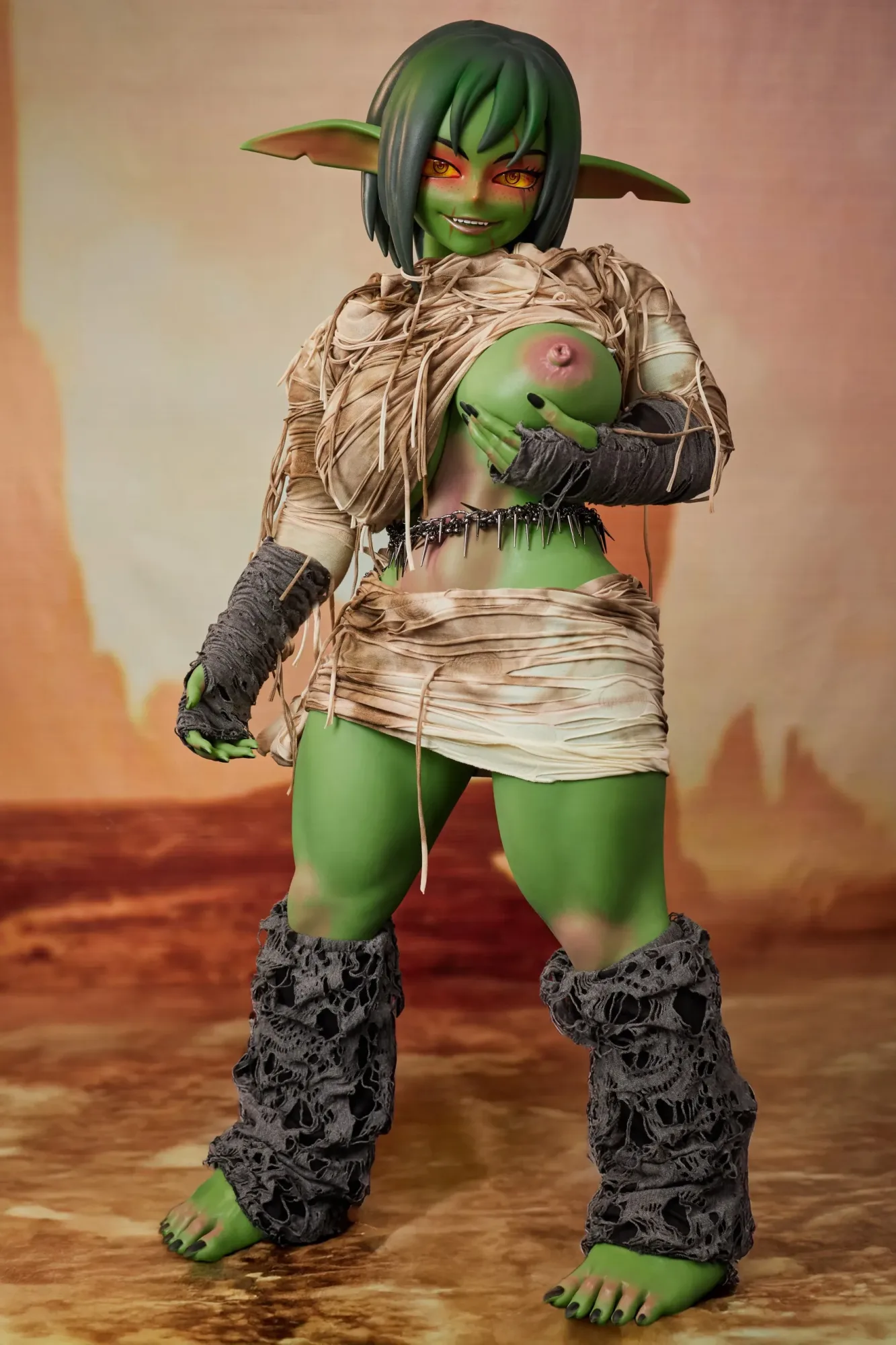 Climax Doll | Barza -Ultra-Lightweight Green Fantasy Silicone Sex Doll, CLM ULW Series view 7