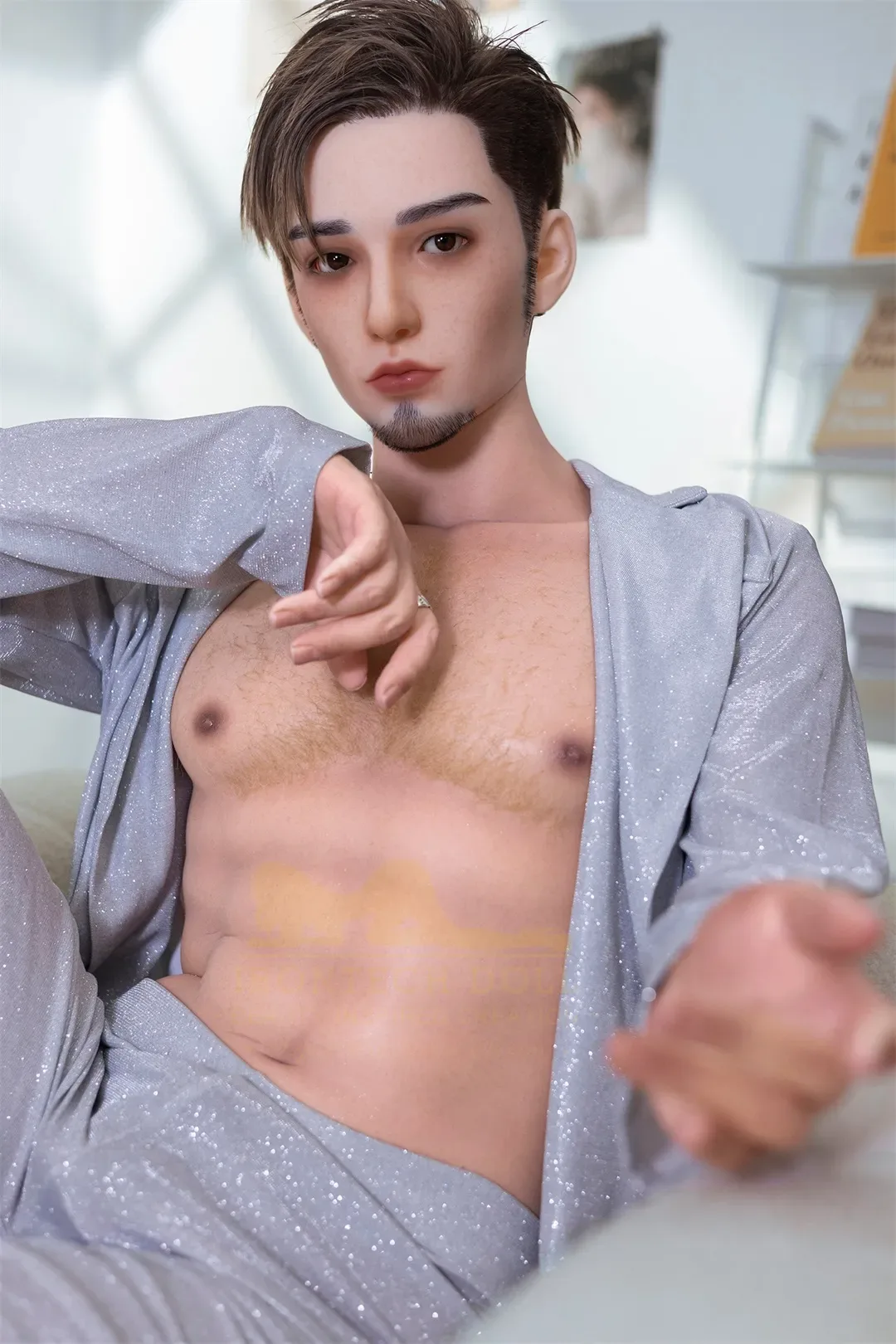 Irontech | John - 5ft7 (170cm) Ebony Silicone Male Sex Doll