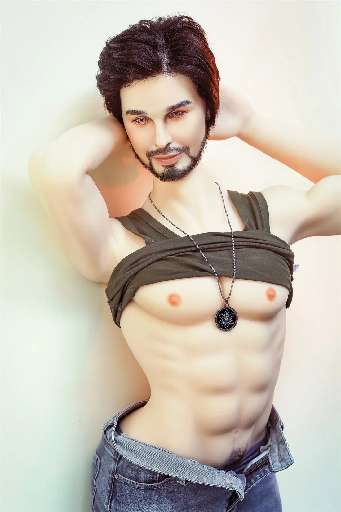 SY Doll丨Micheal -5ft 4 (162cm) Enthusiastic Bearded Style Male Sex Doll view 3