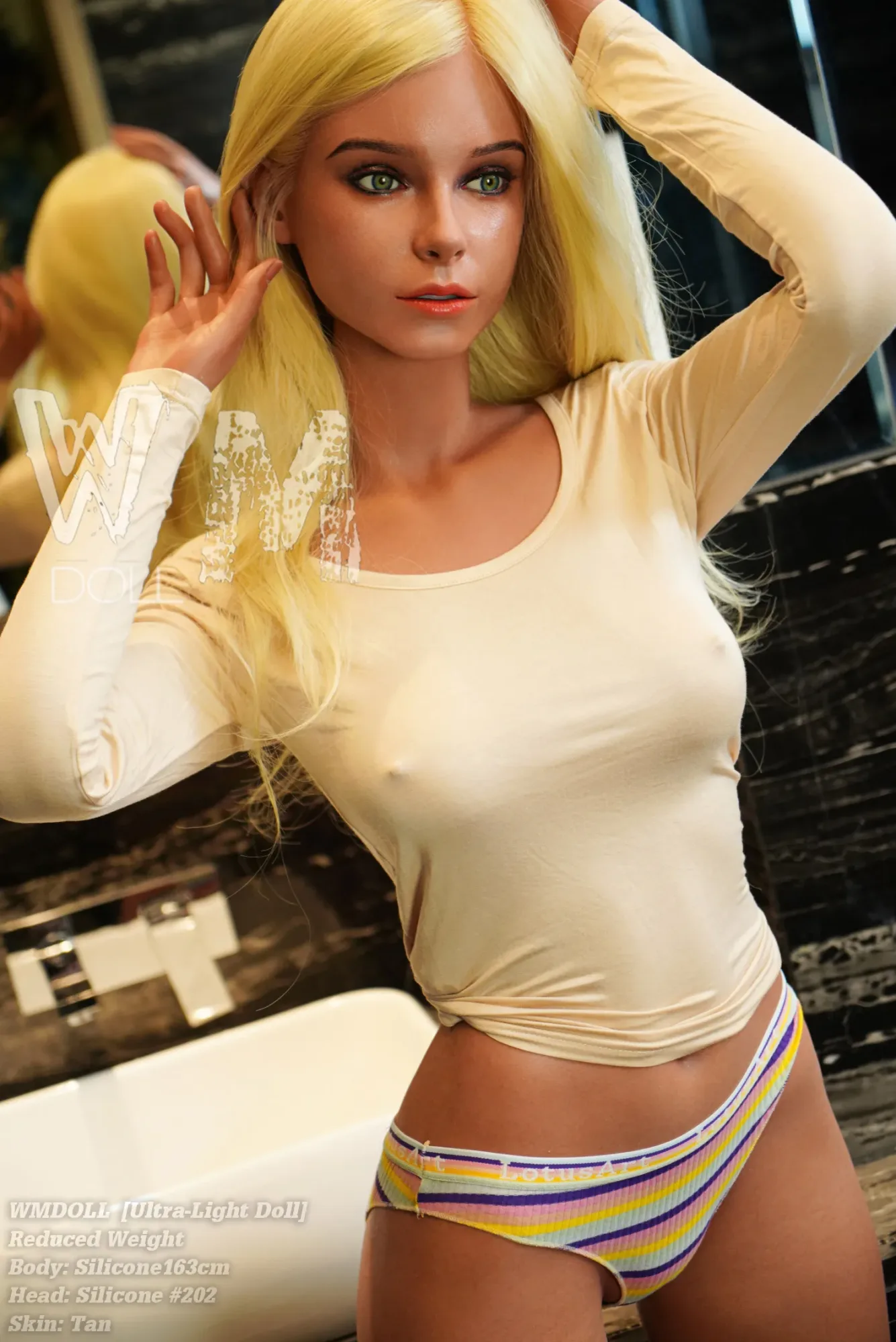 WM | Lillian(#202) -5ft 4/163cm [Ultra-Light Series] Silicone Sex Doll view 5