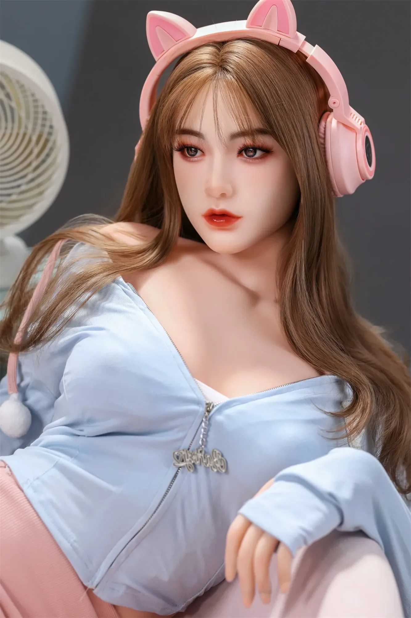 YOUQ | Eun -5ft 2/157cm TPE Asia Sex Doll With Cat Ear (In Stock MX) view 7