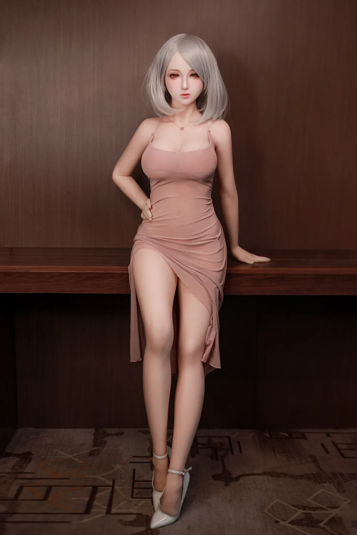 Yumii - 5ft 5 / 166cm Short hear Sex Doll With Silicone Head view 4