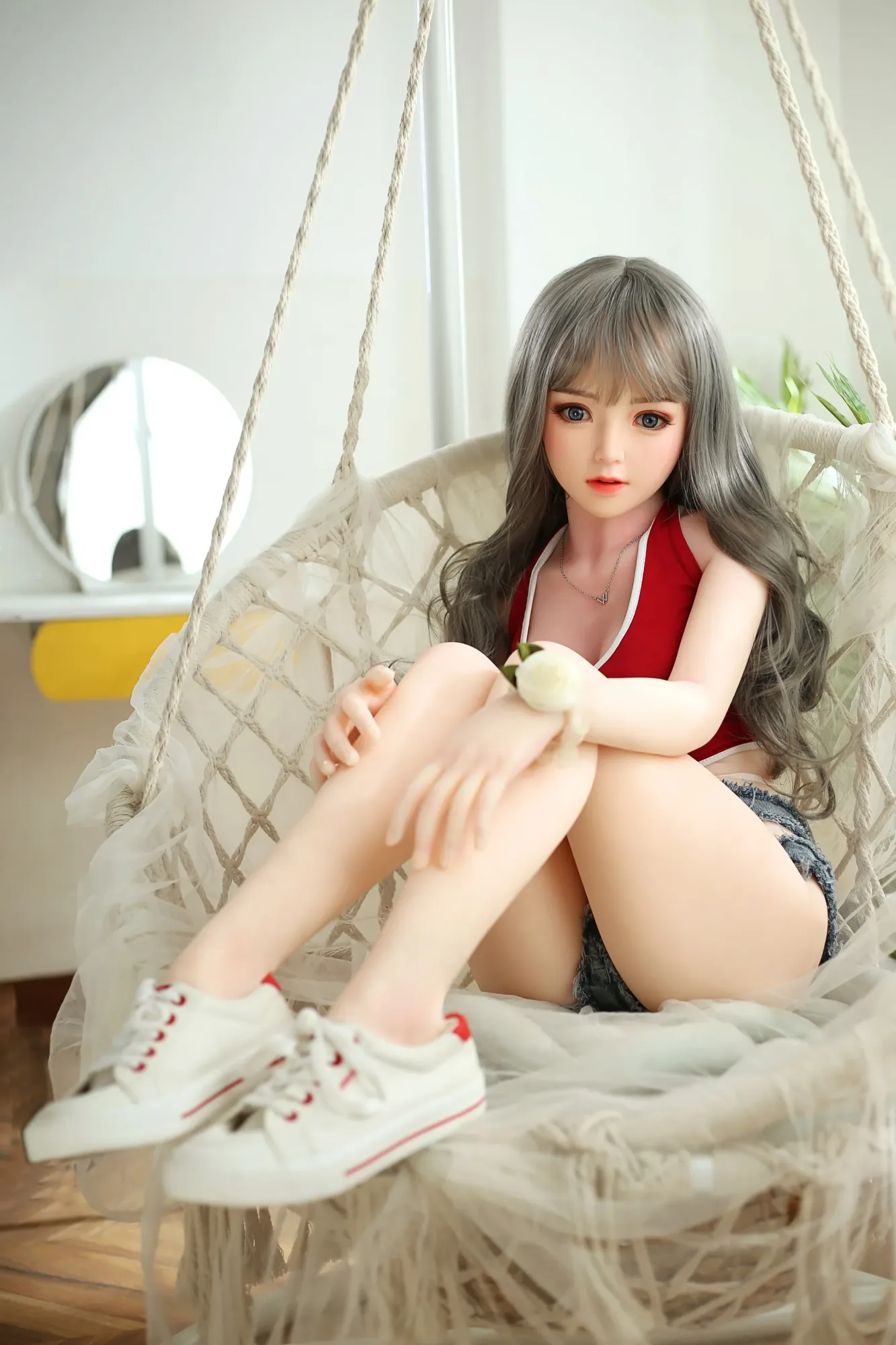 MESE Doll丨145cm(4ft 8) Small Breast Silicone Head Sex Doll - Bella view 7