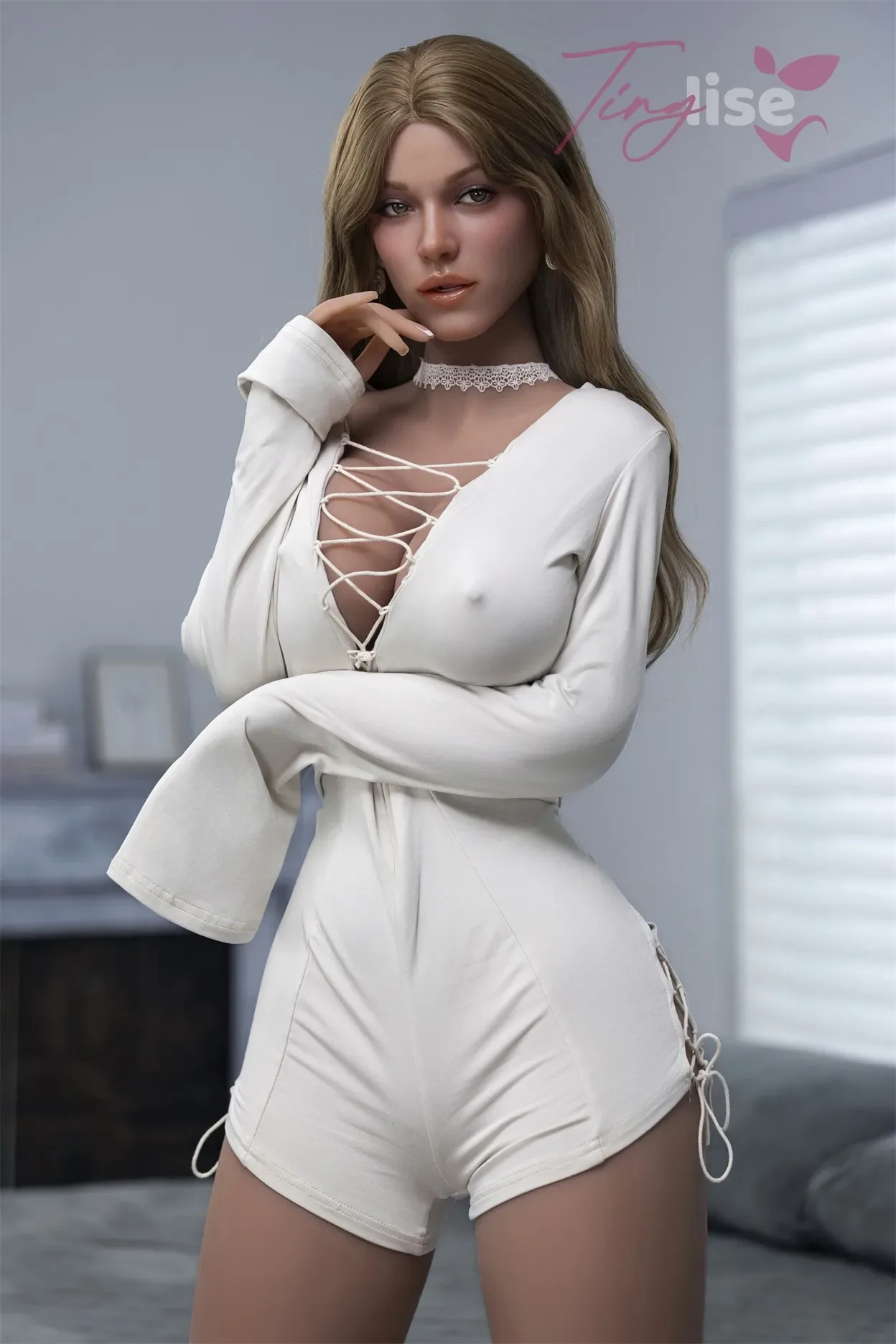 Tinglise | Aaliyah - 5ft 3/160cm F-Cup ROS Head Hybrid Sex Doll view 2