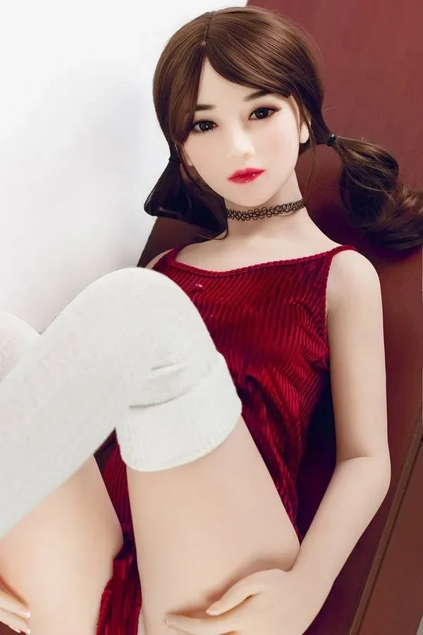 6YE | Eleanor - 4ft11/150cm Petite Cute Asian Japanese Bunches Sex Doll