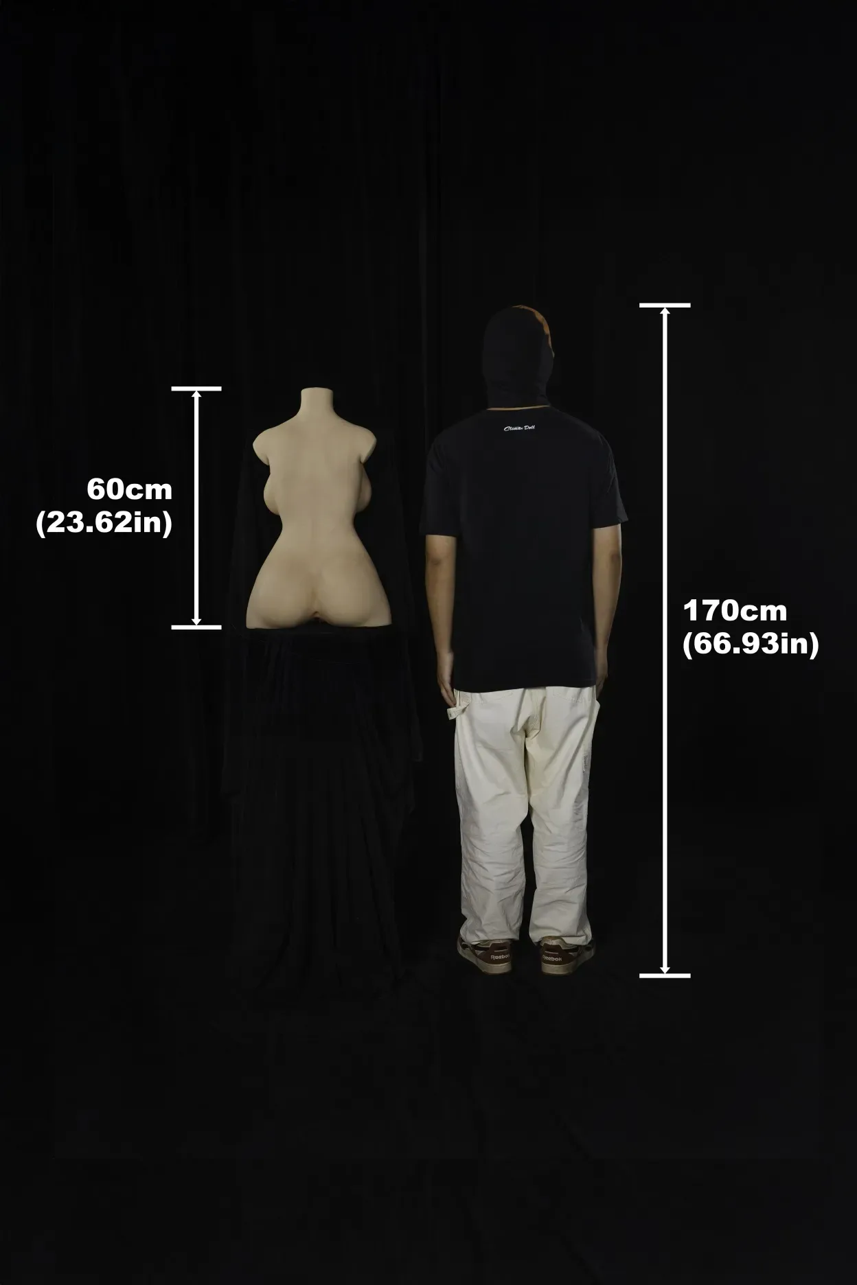 Climax Doll | 2ft /60cm E-Cup Ultra-Lightweight Silicone Sex Torso 662#, CLM ULW Series view 5