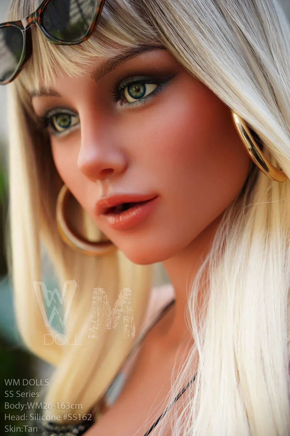 WM | Jessi (#SS162) -5ft4/163cm D-Cup ROS Silicone Head S-TPE Body Sex Doll view 8