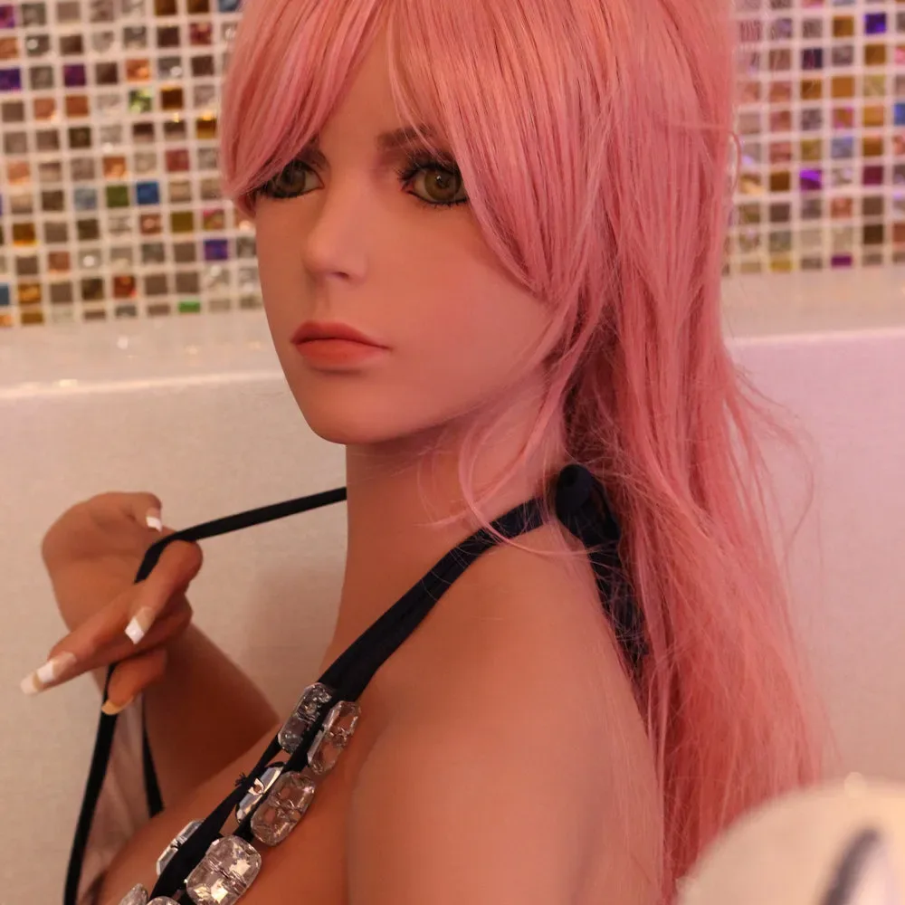Avah - 5ft 2(158cm) Gorgeous Ultra realistic TPE Sex Doll With Pink Hair (In Stock US) view 6