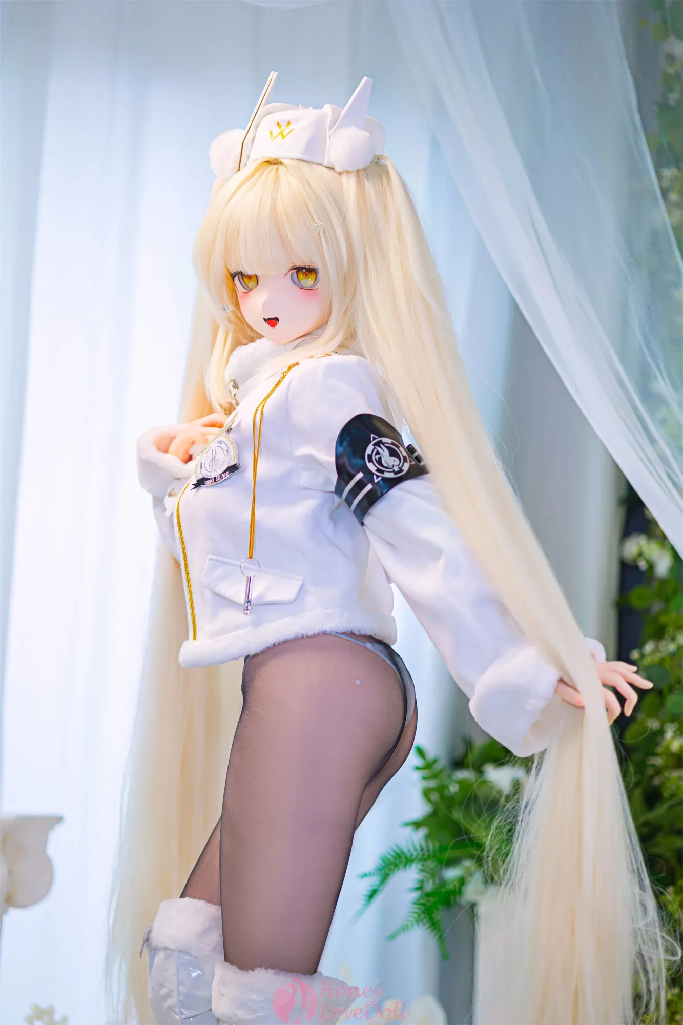 WM | Blanc- 5ft 1/157cm Victory Goddess Silicone Anime Sex Doll view 6