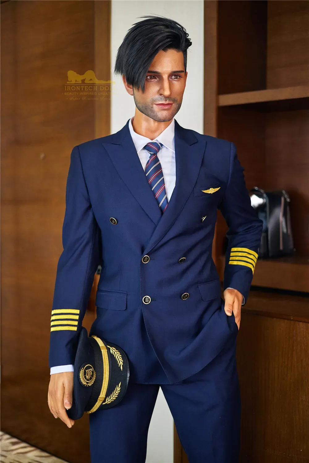Irontech | George - 5ft9 (176cm) Pilot Silicone Male Sex Doll view 3