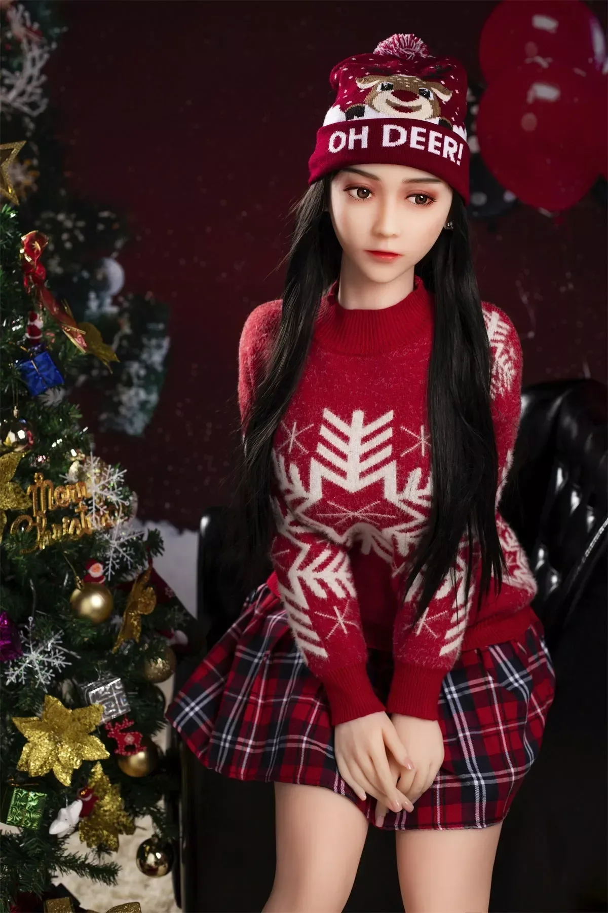 MiMi - 163cm/5Ft 4 Christmas Style Mid Boobs Sex Doll ( In Stock US) view 8