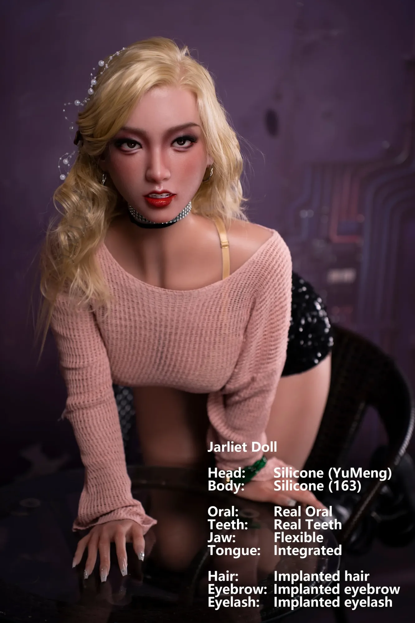 Jarliet | YuMeng -5ft 3/163cm ROS Head Light Tan Full Silicone Sex Doll view 2