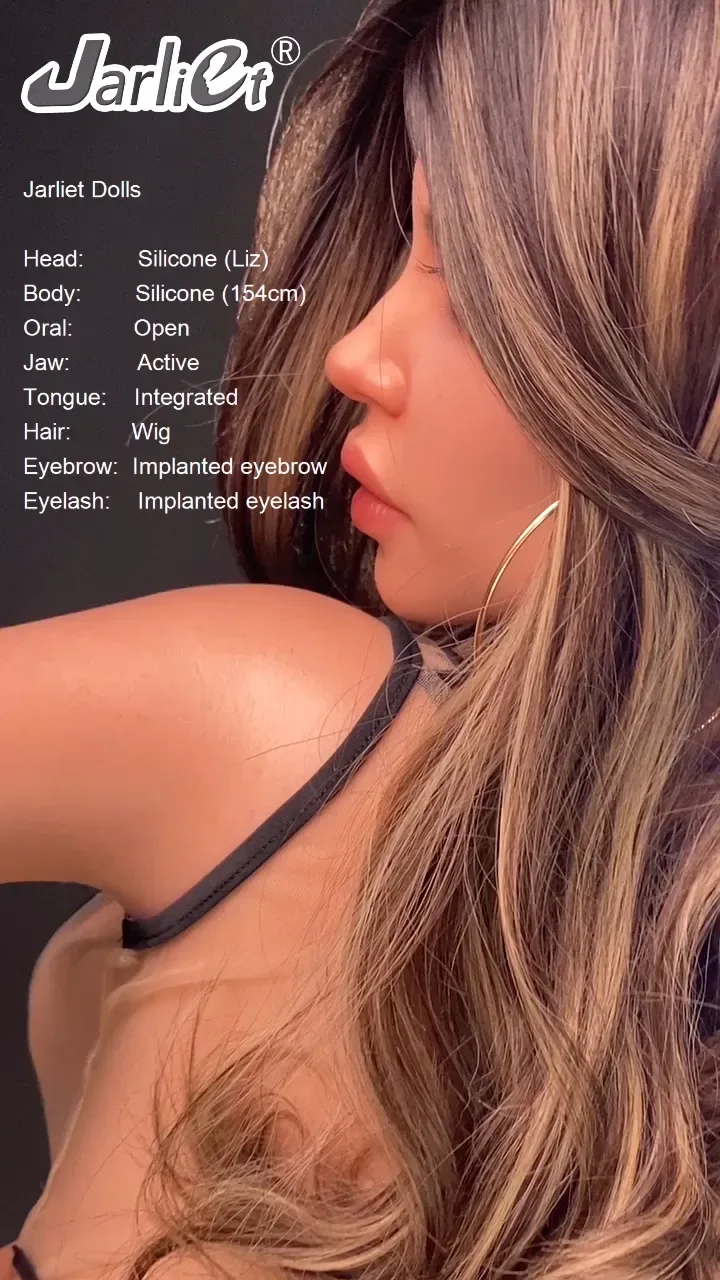 Jarliet丨Liz -5ft 1/154cm Chubby ROS Head Full Silicone Sex Doll view 3