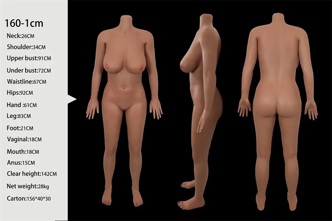 Customize female head according to photo + Choose silicone body doll view 5