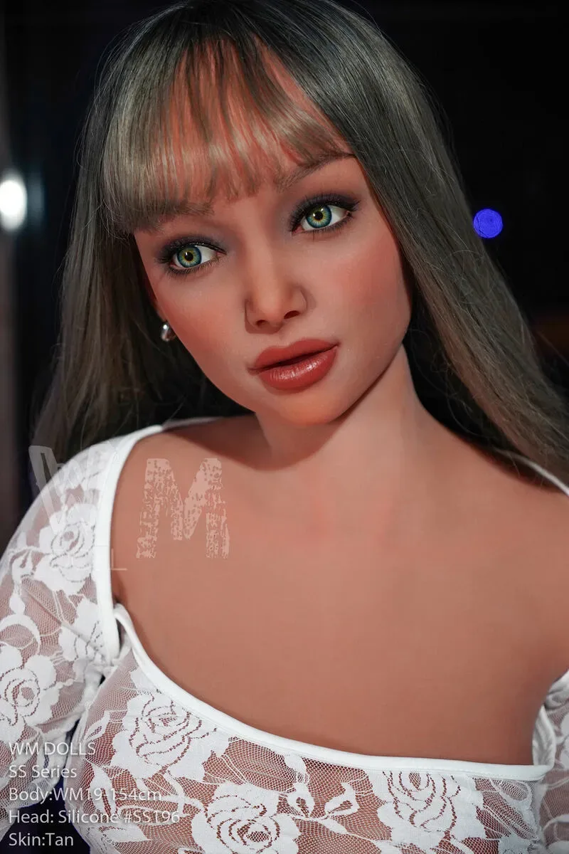 WM | Sabine (#SS196) -5ft1/154cm B-Cup ROS Silicone Head S-TPE Body Sex Doll view 2