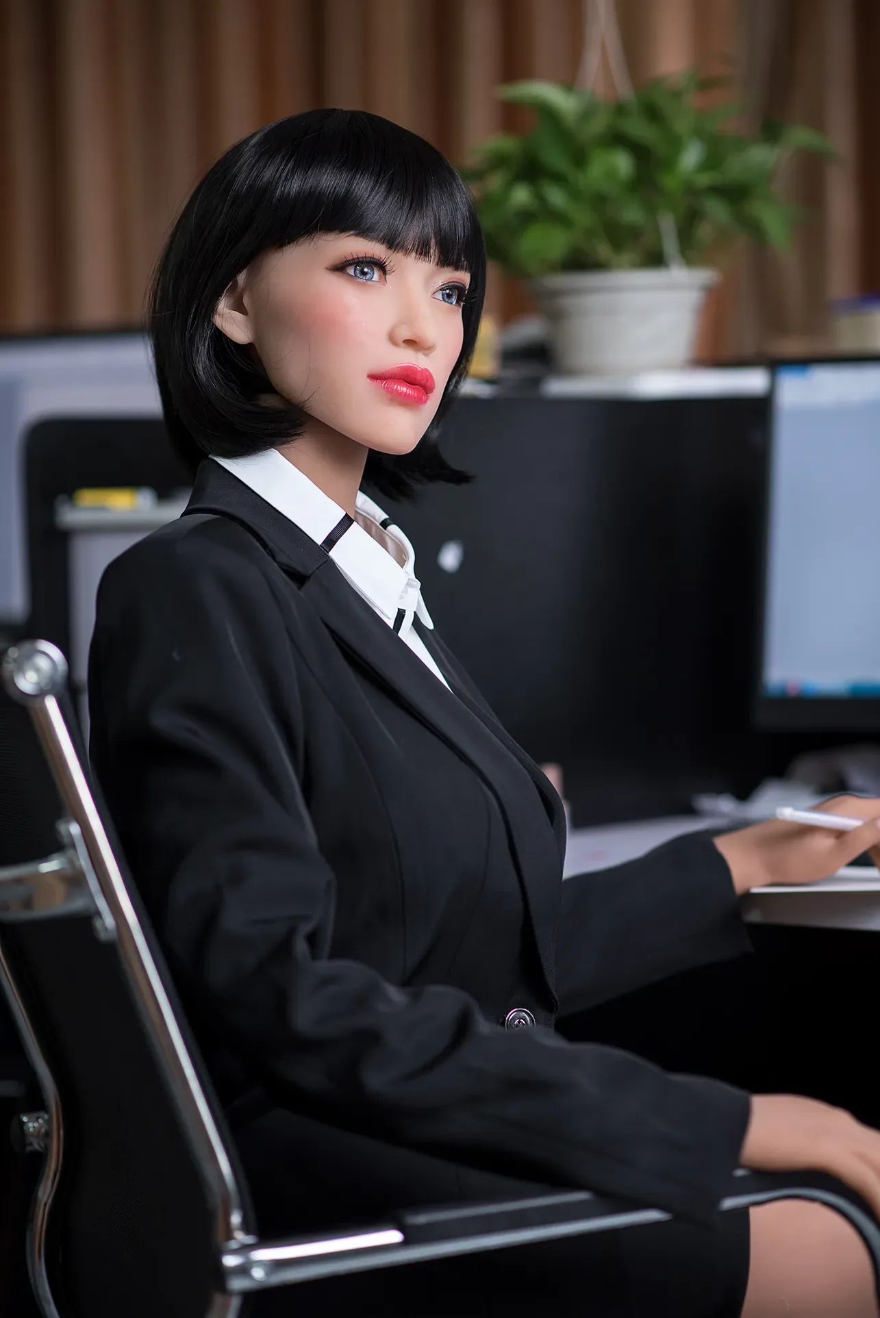 6YE | Juniper - 5ft5/165cm Big Boobs Asian Japanese OL Sex Doll view 4