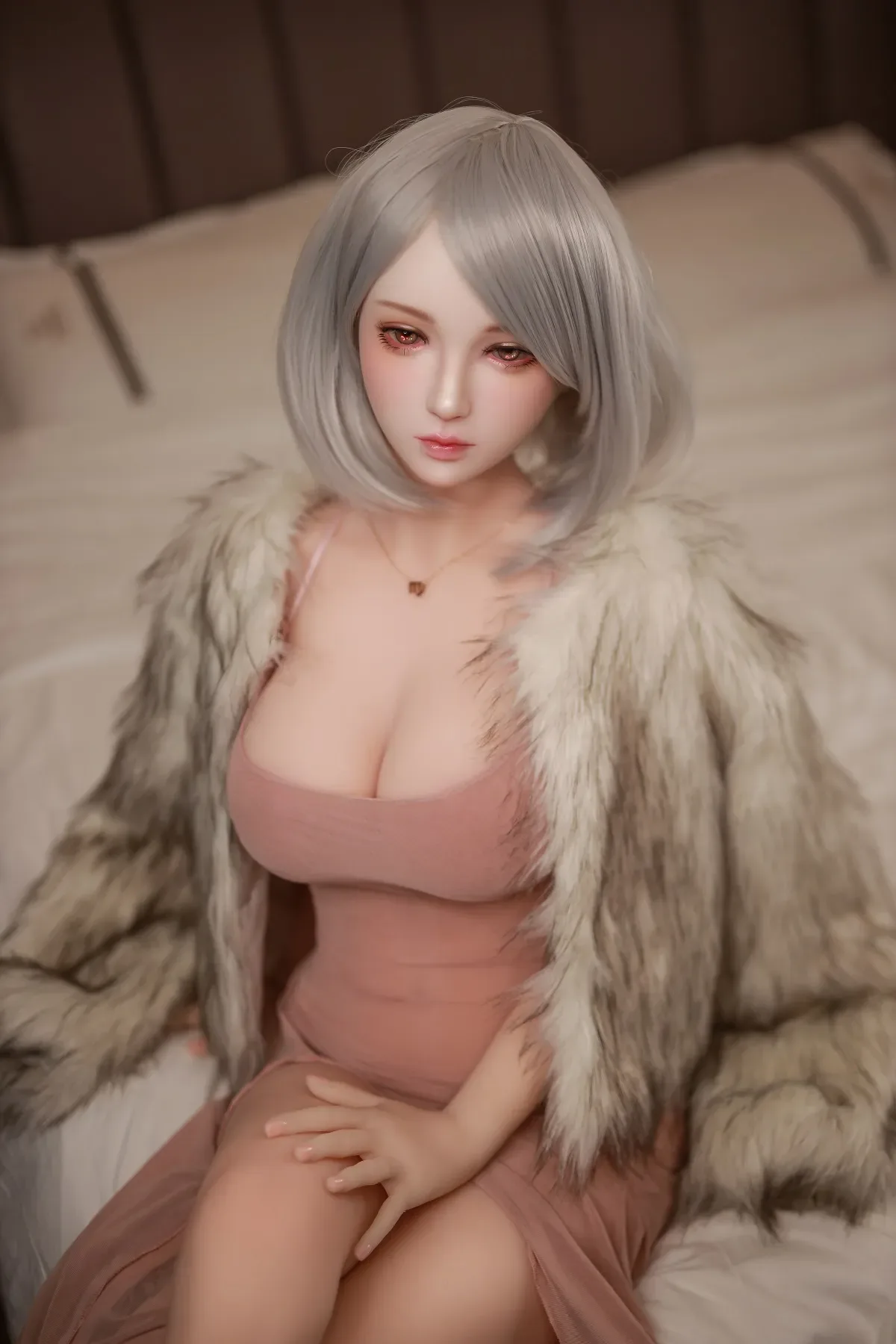 Yumii - 5ft 5 / 166cm Short hear Sex Doll With Silicone Head view 6