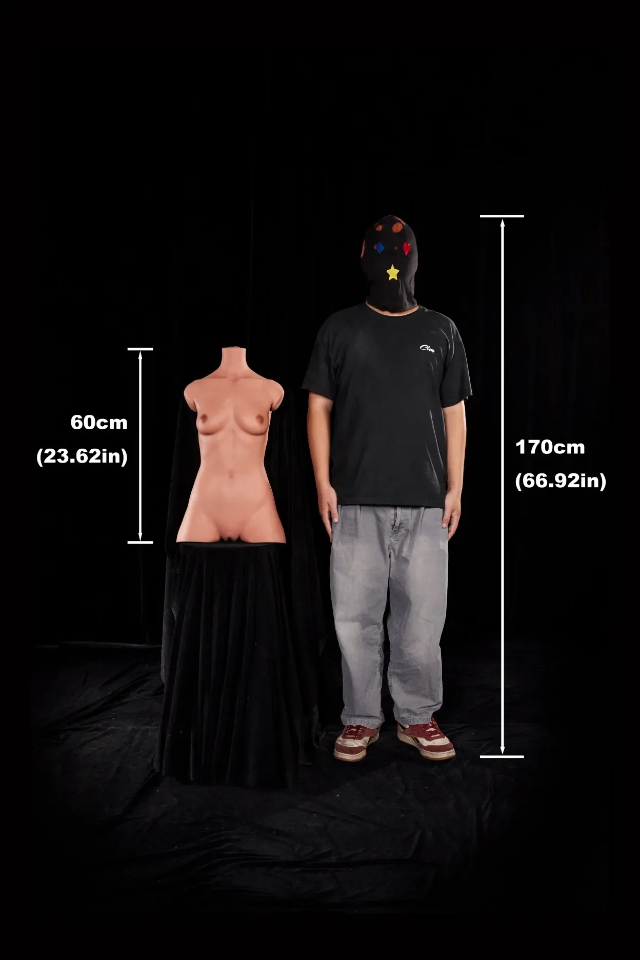 Climax Doll | 2ft /60cm A-Cup Ultra-Lightweight Silicone Sex Torso 661#, CLM ULW Series view 6