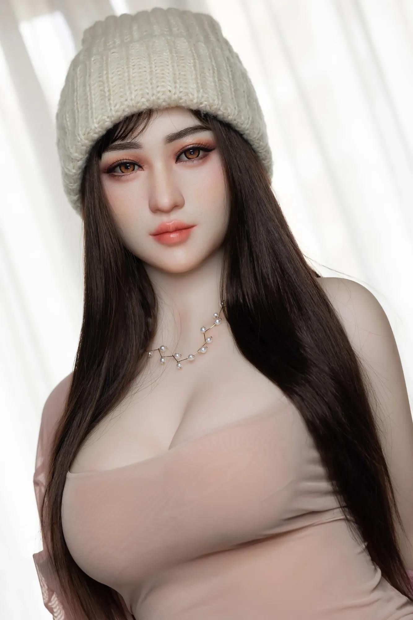 AIBEI | June- 5ft2/158cm Medium Breast Silicone Head+TPE Body Sex Doll view 6