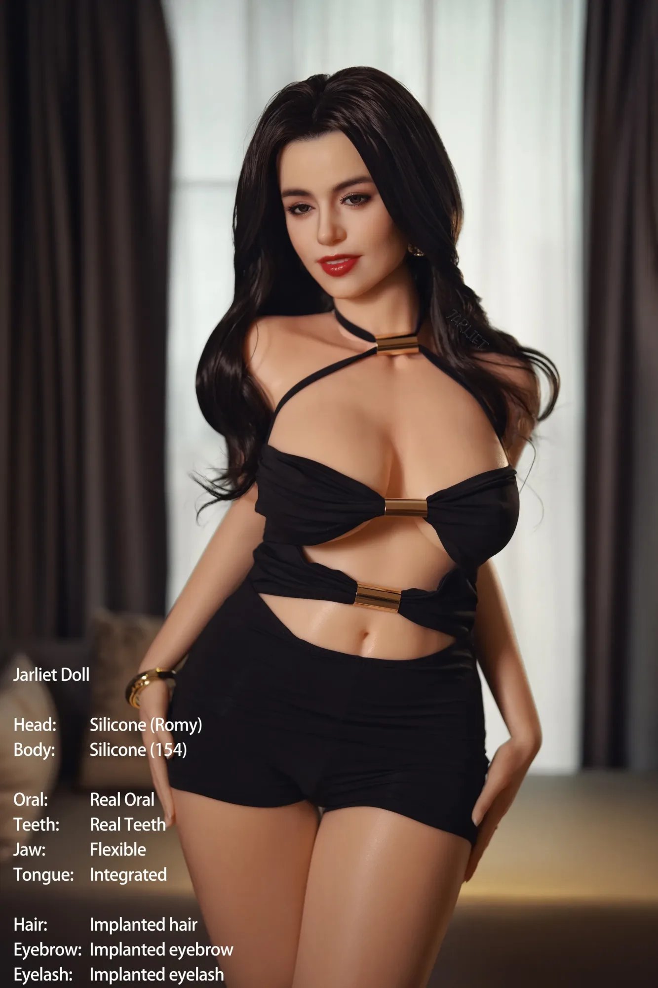 Jarliet丨Romy -5ft 1/154cm Milf ROS Head Full Silicone Sex Doll view 2