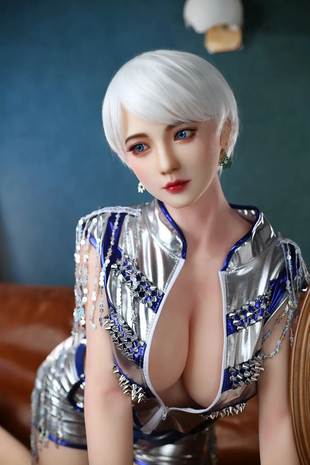 Lisa- 5Ft5/166cm Asian Silicone head Big Breast Sex Doll view 2