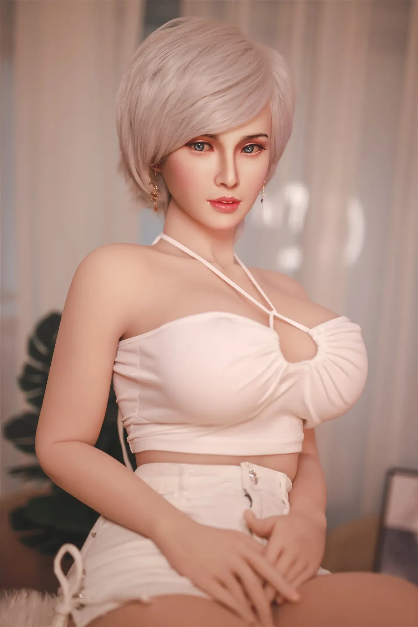 164cm / 5 ft 4 H - Cup + S76 Silicone Head - JY Doll view 6