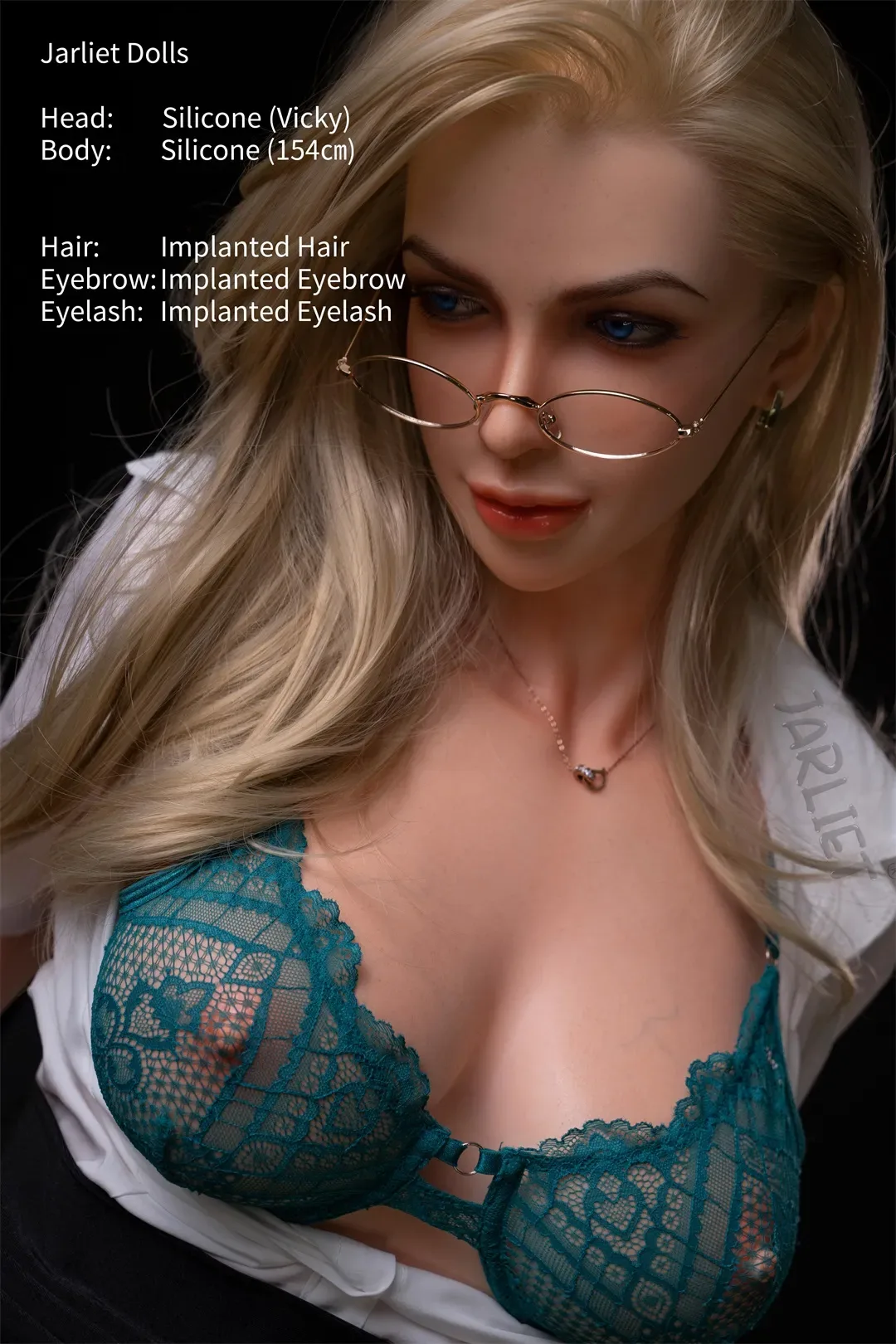 Jarliet丨Vicky -5ft 1/154cm Full Silicone RolePlaying Sex Doll view 4