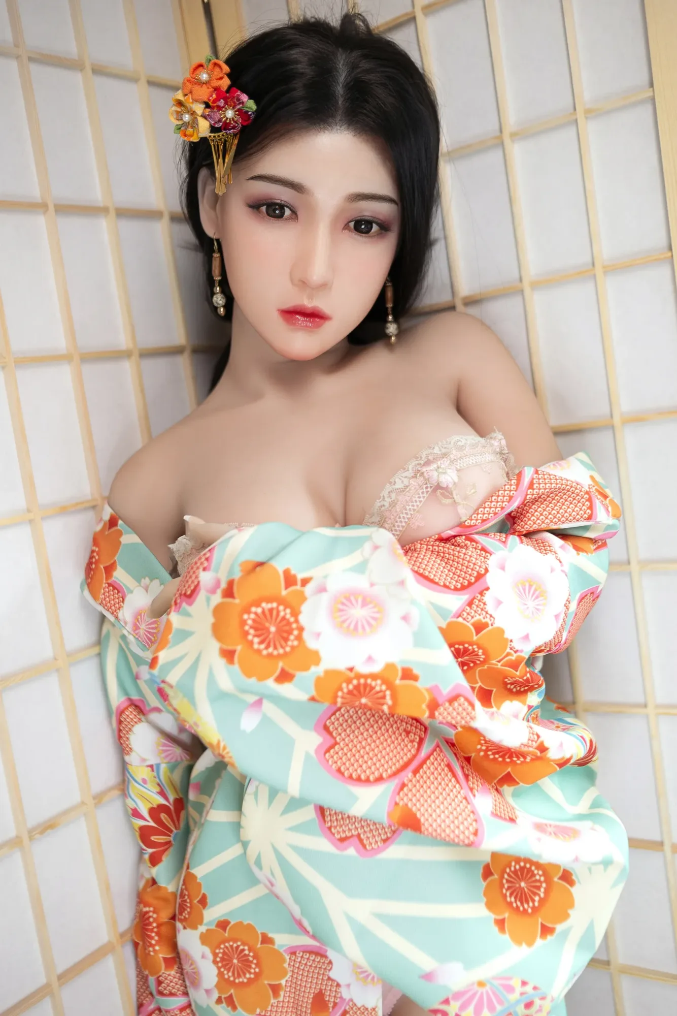 AIBEI | Jill- 5ft2/158cm Medium Breast Silicone Head+TPE Body Sex Doll view 7