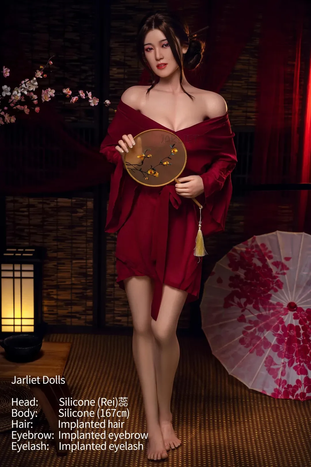 Jarliet丨Rei -5ft 5/167cm Asian Style Full Silicone Sex Doll view 5